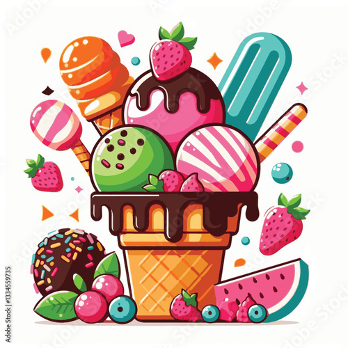 ice cream, dessert, food, background, cream, cold, sweet, ice, creamy, summer, chocolate, flavor, delicious, vanilla, dairy, frozen, gelato, closeup, tasty, isolated, fresh, strawberry, waffle, textur