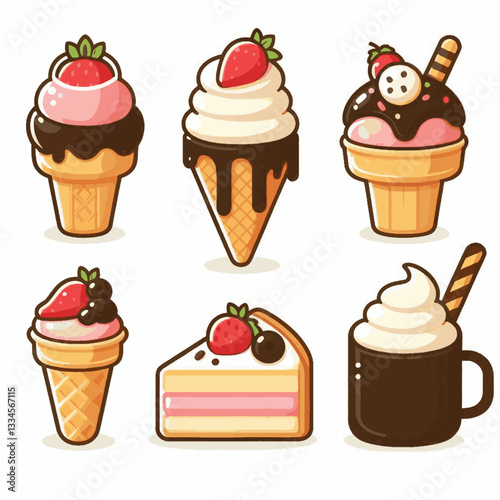 ice cream, dessert, food, background, cream, cold, sweet, ice, creamy, summer, chocolate, flavor, delicious, vanilla, dairy, frozen, gelato, closeup, tasty, isolated, fresh, strawberry, waffle, textur