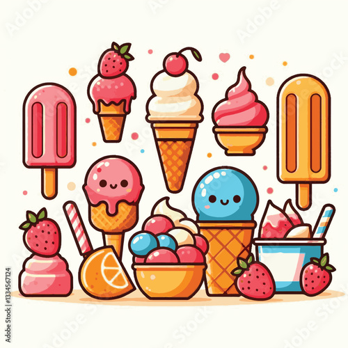 ice cream, dessert, food, background, cream, cold, sweet, ice, creamy, summer, chocolate, flavor, delicious, vanilla, dairy, frozen, gelato, closeup, tasty, isolated, fresh, strawberry, waffle, textur