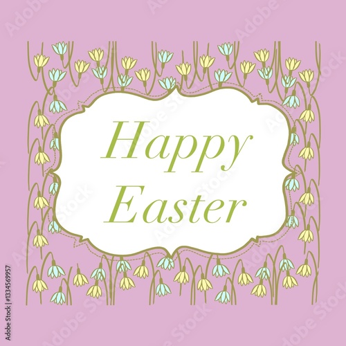 frame, flower, leaf, floral, vector, border, nature, plant, illustration, design, pattern, decoration, spring, leaves, ornament, card