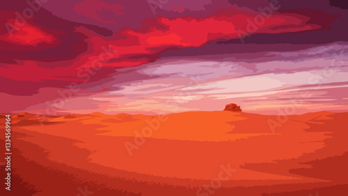 Desert sunset
