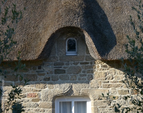 Maison et toiture en chaume