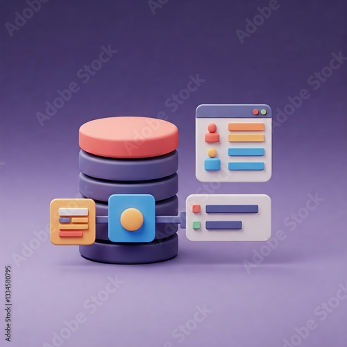 Database. Computer data management