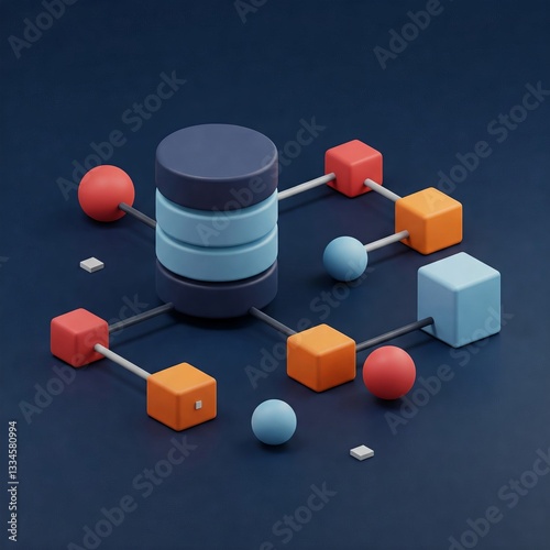 Database. Computer data management