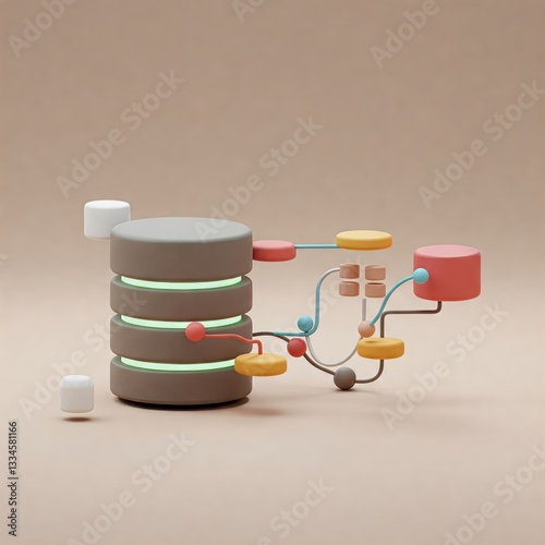 Database. Computer data management