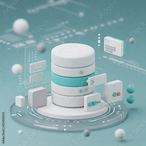 Database. Computer data management