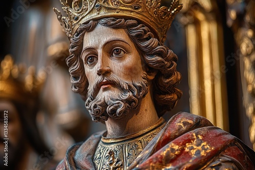 Saint Edmund the King: A Symbol of Loyalty, Strength, and Noble Heritage in Medieval Culture photo