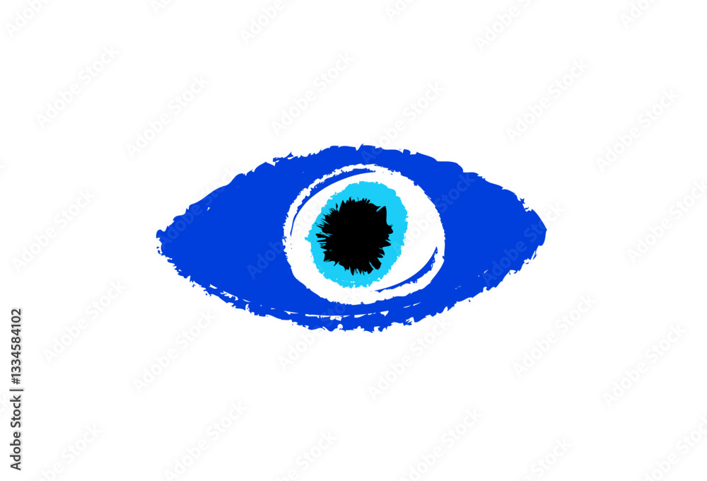 Evil eye symbol known for warding off negative energy and bringing positivity and protection. Evil eye symbol known for warding off negative energy and bringing positivity and protection.