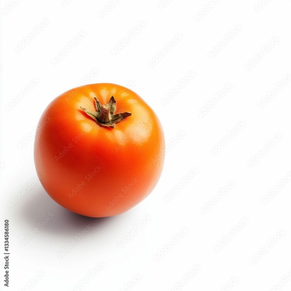 Ripe Tomato on White Ripe Tomato on White