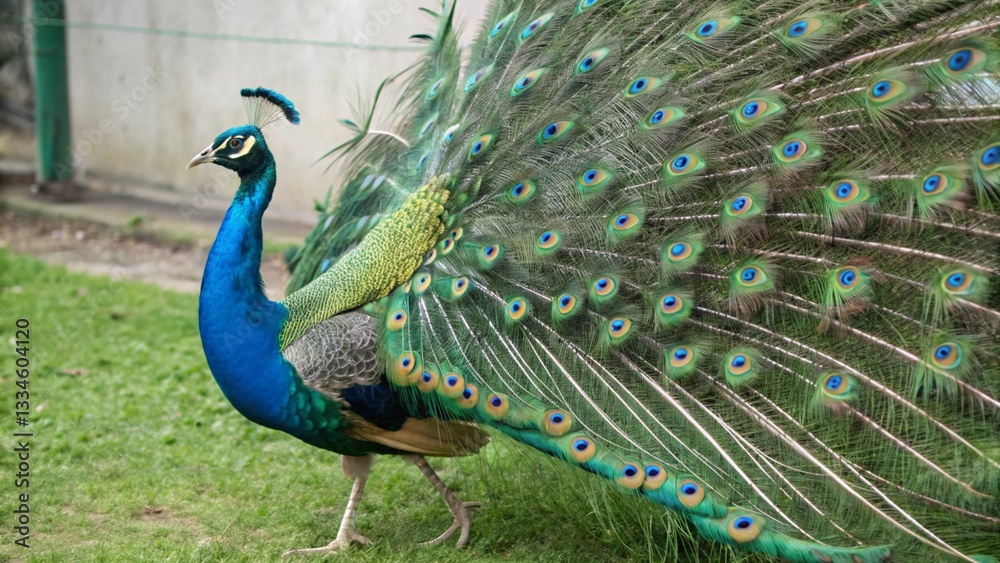 Obraz premium peacock with feathers