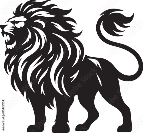 Wallpaper Mural Lion Silhouette Vector Bundle | Premium Roaring King Design Pack Torontodigital.ca