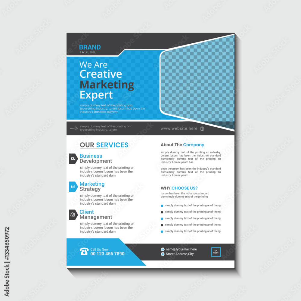 Obraz premium Corporate Flyer Template
