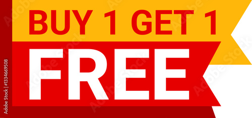 Buy 1 Get 1 Free Label