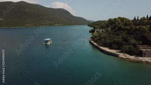 Adriatic Serenity: Drone Tour of Mali Ston Bay
