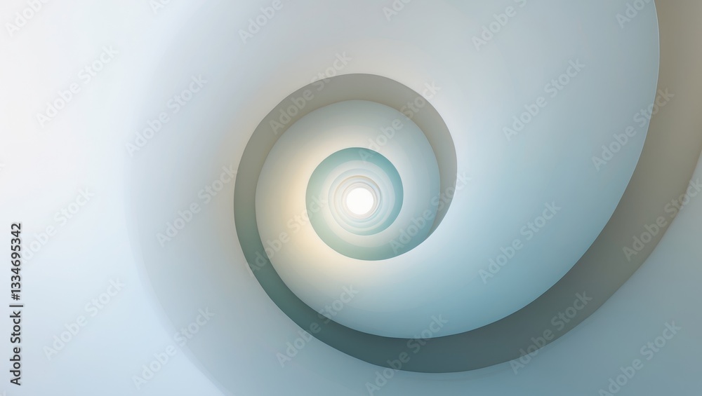 Abstract soft gradient spiral design for contemporary home decor. Abstract soft gradient spiral design for contemporary home decor.