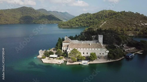 Mljet’s Hidden Gem: St. Mary’s Monastery Island Drone Footage