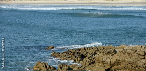 Obraz na płótnie La Torche au long de la côte en Bretagne Cornouaille Finistère France w salonie
