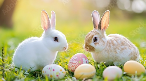 A business team exchanging insights on improving customer engagement with Easter-themed loyalty programs