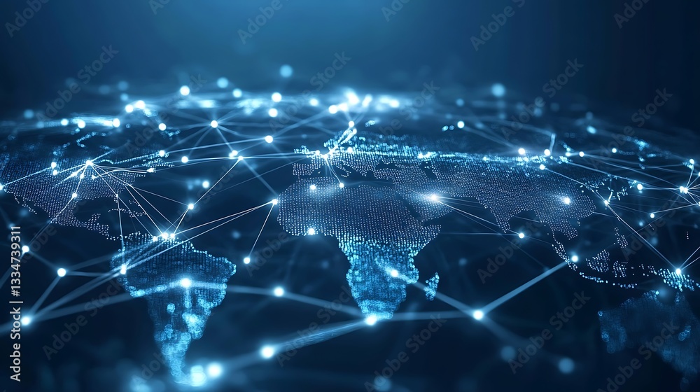 Global Network Connectivity: A Visual Representation of Worldwide Digital Interconnection Global Network Connectivity: A Visual Representation of Worldwide Digital Interconnection