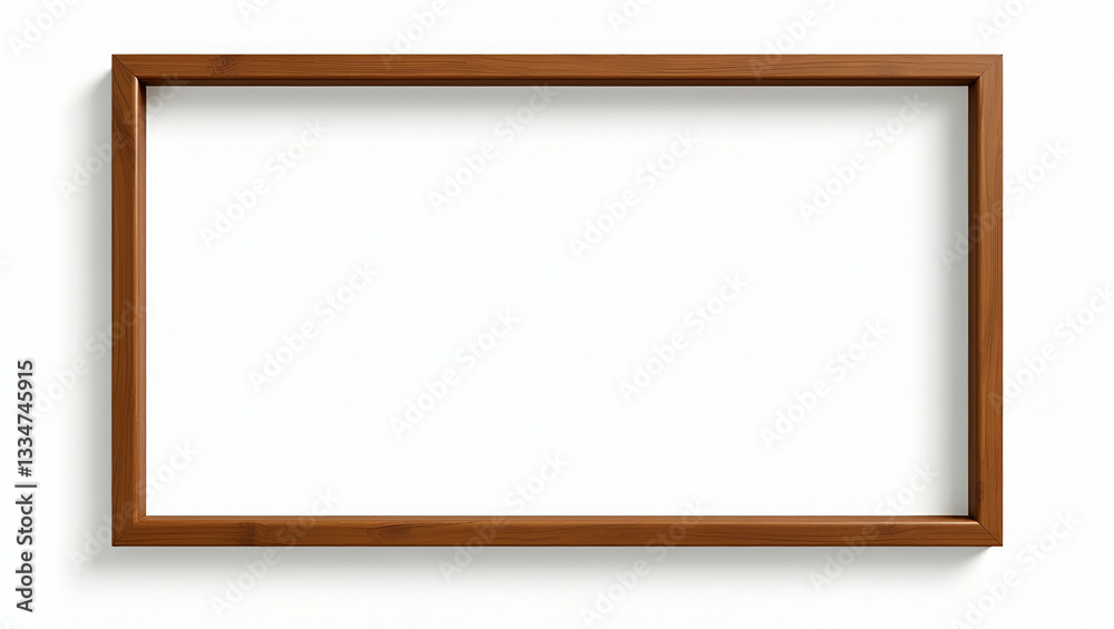 Stylish Empty Brown Wooden Frame on Transparent Background: Perfect for Showcasing Photos and Artwork in a Simple, Flat Vector Illustration for Smart Business Presentations Stylish Empty Brown Wooden Frame on Transparent Background: Perfect for Showcasing Photos and Artwork in a Simple, Flat Vector Illustration for Smart Business Presentations