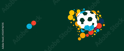 dynamic soccer ball with su...