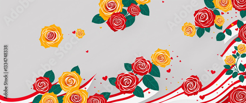 elegant rose bouquet design...