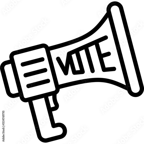 Megaphone  Line Icon