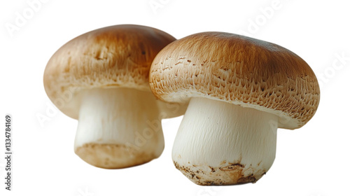 Mushrooms on Transparent Background 