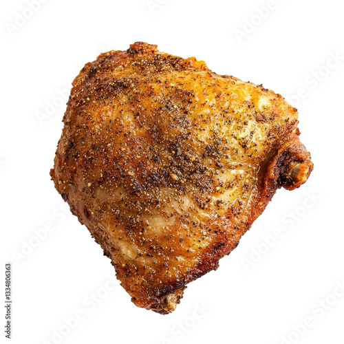 chicken thigh on transparent background