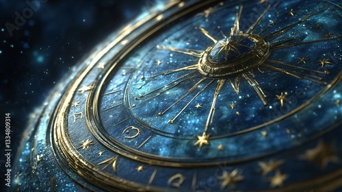 Astrology Horoscope Symbols of Capricorn Aquarius Pisces | Zodiac Sign Artistic Image