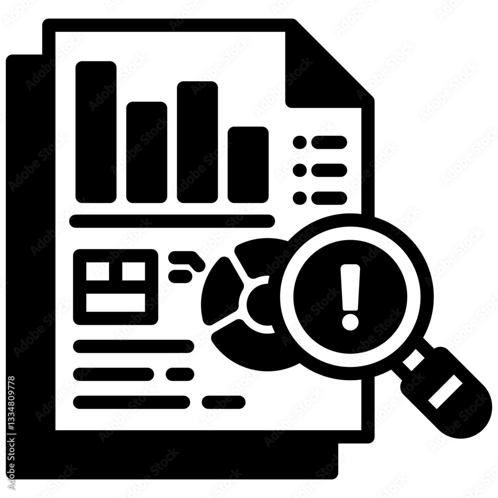 Risk Analysis icon in Mix Filled Style. Simple Vector Design. Simple Vector Outline Filled Icon Risk Analysis icon in Mix Filled Style. Simple Vector Design. Simple Vector Outline Filled Icon