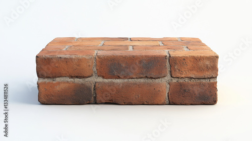 a heavy brick counterweight on a white background.