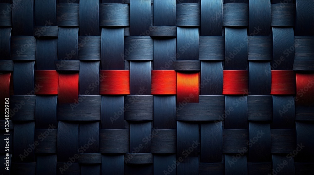 Fototapeta premium Colorful Textured Weave Background with Dark and Bright Accents for Creative Projects