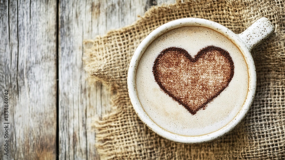 Heart-shaped steam rises from a rustic coffee cup, evoking warmth and simplicity.
Heart-shaped steam rises from a rustic coffee cup, evoking warmth and simplicity.
