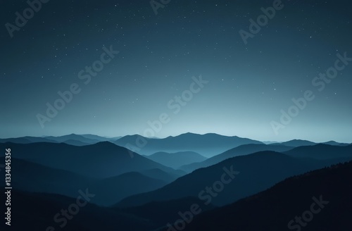 Wallpaper Mural Night Mountains Skyline View Torontodigital.ca