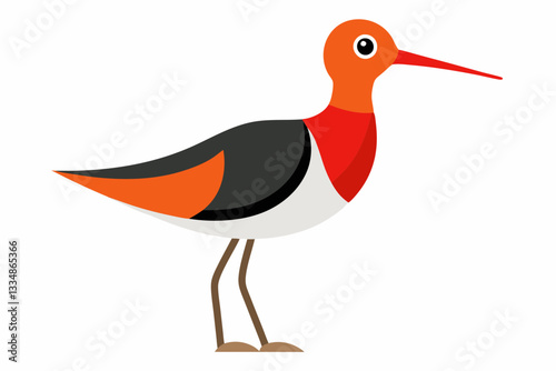 Dunlin Bird Creative Vector Design