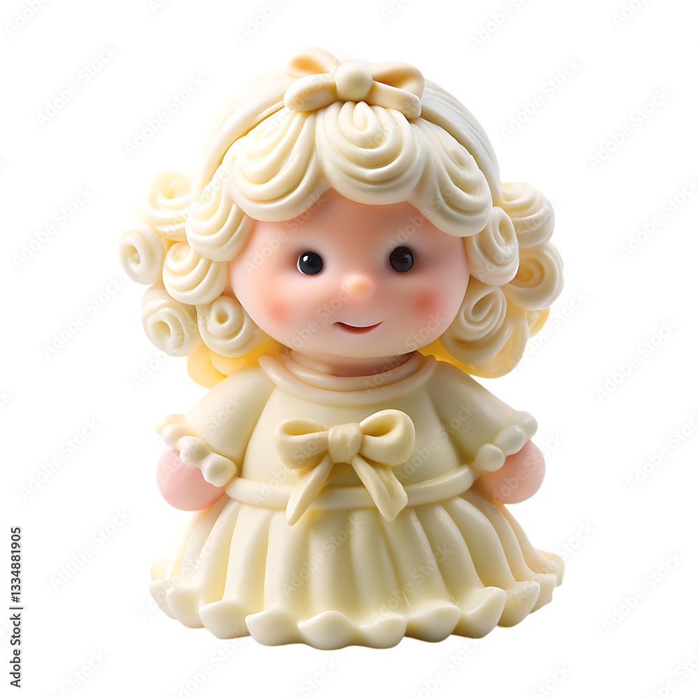 Fototapeta premium Adorable Angel Cake Topper