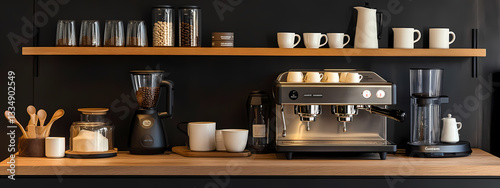 Functional and Aesthetic Coffee Setup