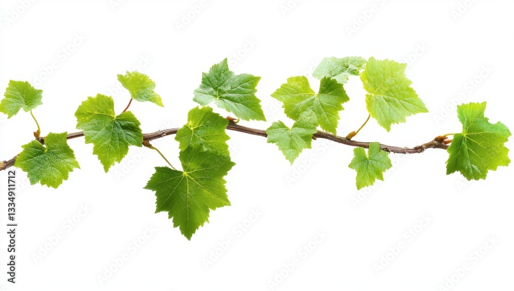 Fresh grapevine branch with vibrant leaves (1) Fresh grapevine branch with vibrant leaves (1)
