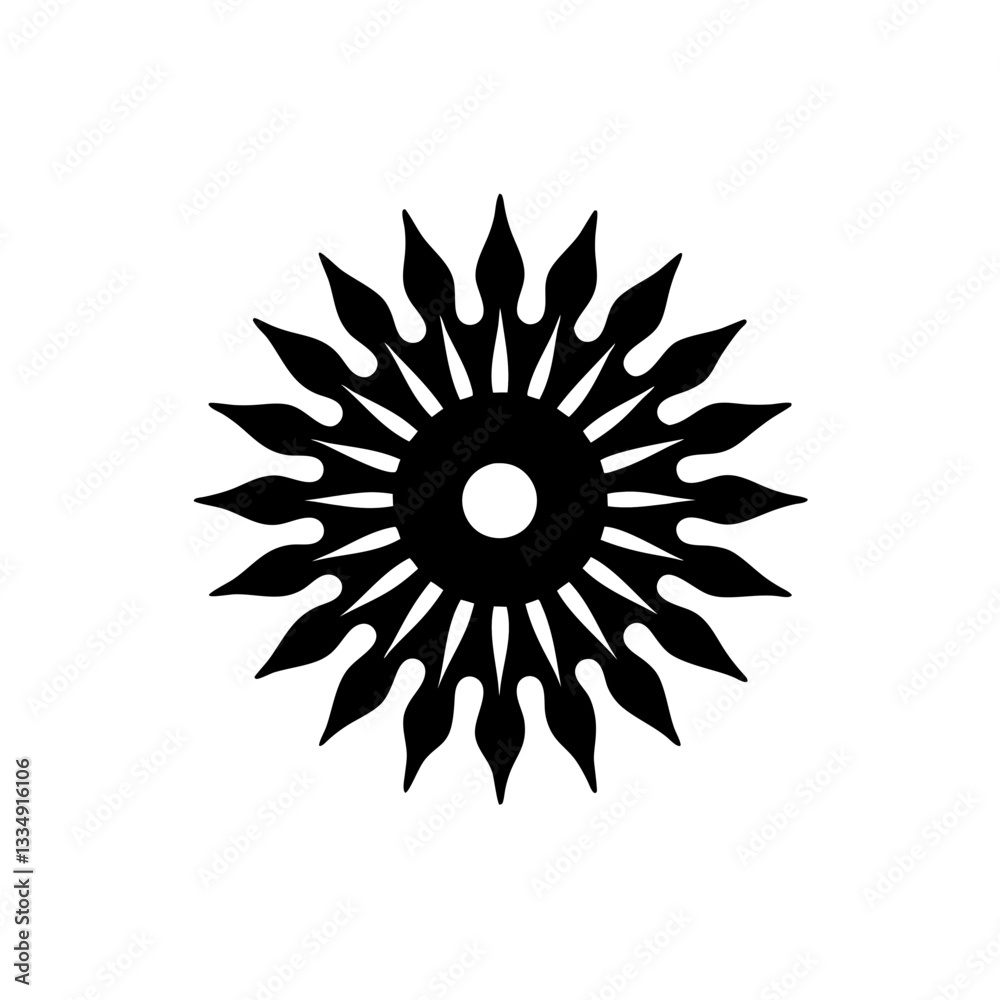 creative details Bright Sun Rays Icon vector illustration creative details Bright Sun Rays Icon vector illustration