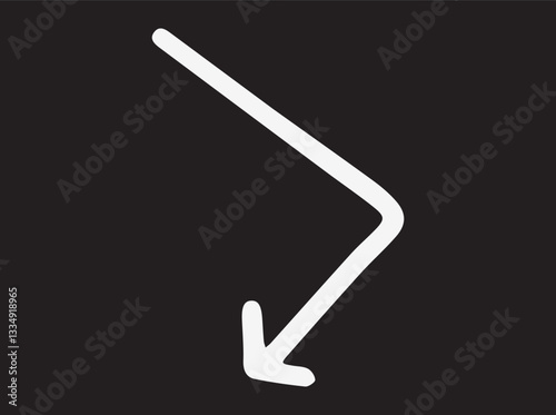 creative set of hand-drawn arrows curved, straight, looped, zigzag, and spiral arrows. infographics, marketing presentations, and social media visuals. sketch aesthetic branding, UI/UX wireframes