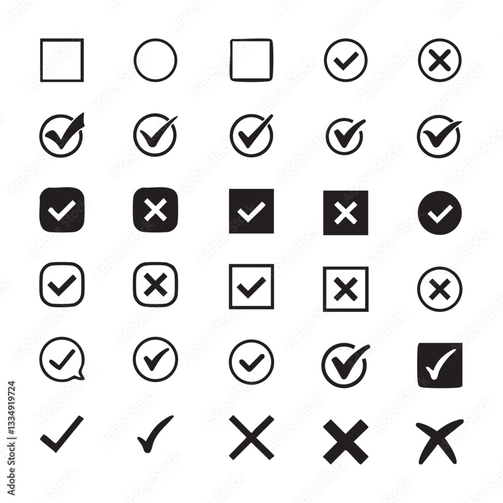 Completed Task Icon Positive Checkmark Completed Task Icon Positive Checkmark