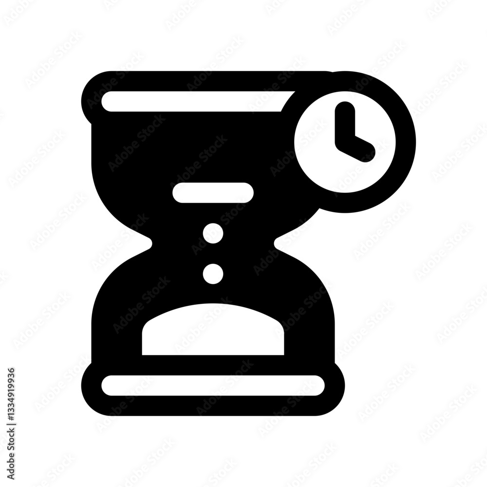 Queue Glyph Icon. Single icon, glyph vector icon Queue Glyph Icon. Single icon, glyph vector icon