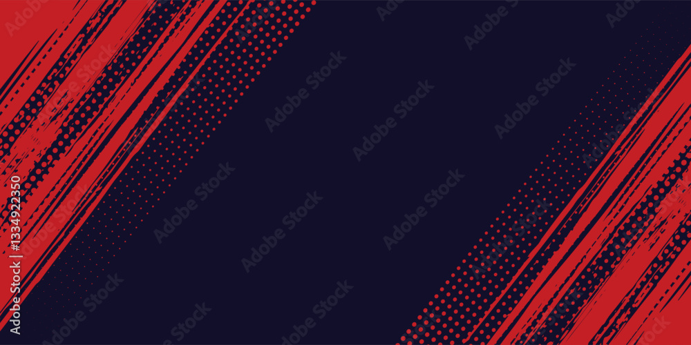 Halftone dots red and blue color pattern gradient grunge texture background. Dot pop art comic sport style vector illustration. grunge vector dots . eps 10 Halftone dots red and blue color pattern gradient grunge texture background. Dot pop art comic sport style vector illustration. grunge vector dots . eps 10