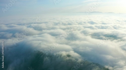 aerial view of clouds