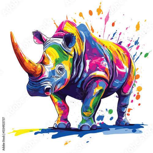 rhino vector illustration