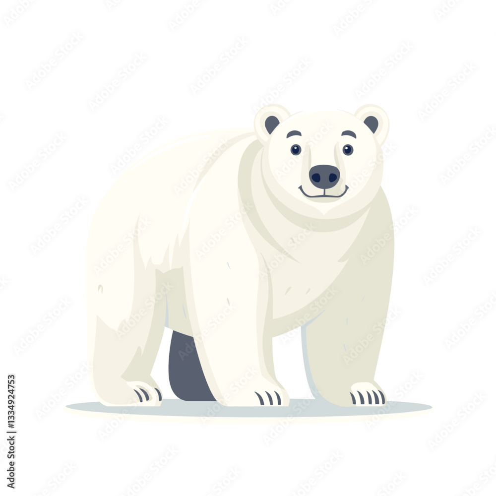 Fototapeta premium polar bear vector illustration
