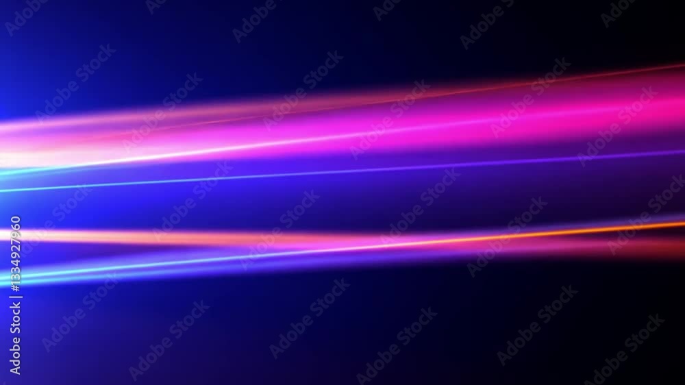 Colorful, streaking light lines on a dark background Colorful, streaking light lines on a dark background