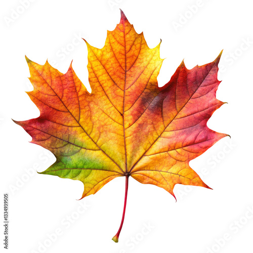 Wallpaper Mural maple leaves isolated on white Torontodigital.ca