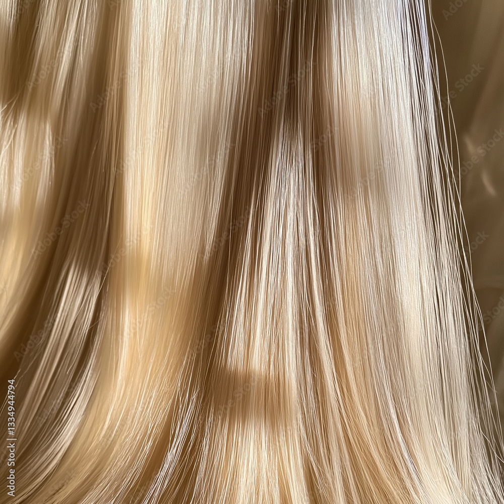 Fototapeta premium long blond hair close up